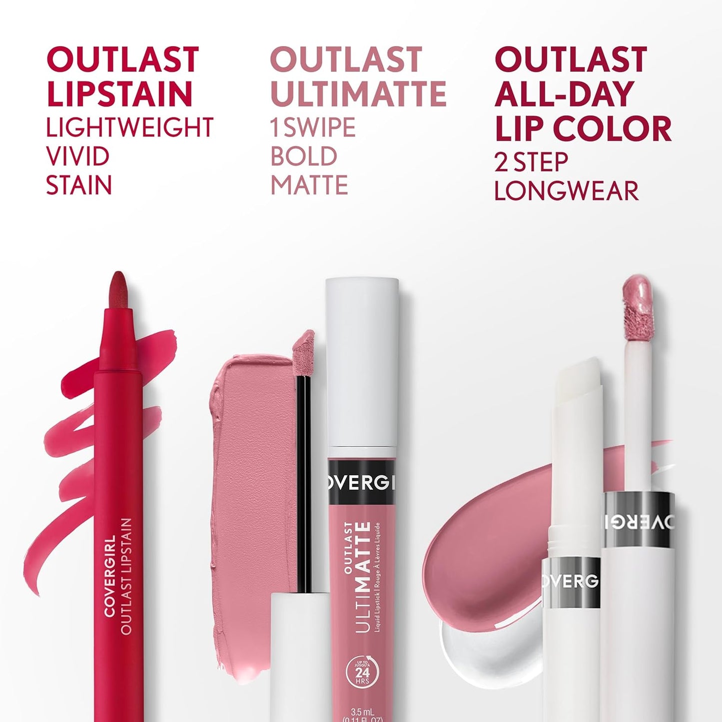 Outlast All-Day Lip Color Custom Nudes, Universal Nude