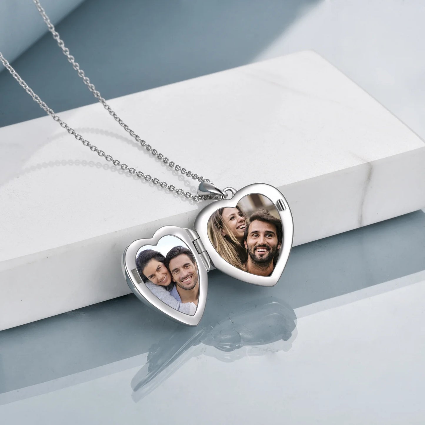 Mother'S Day Gifts for Women Sterling Silver Heart Cat Lockets Necklace That Holds Pictures Jewelry Mother'S Day Gifts