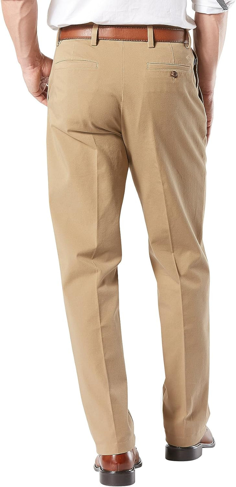 Men'S Classic Fit Workday Khaki Smart 360 FLEX Pants (Standard and Big & Tall)