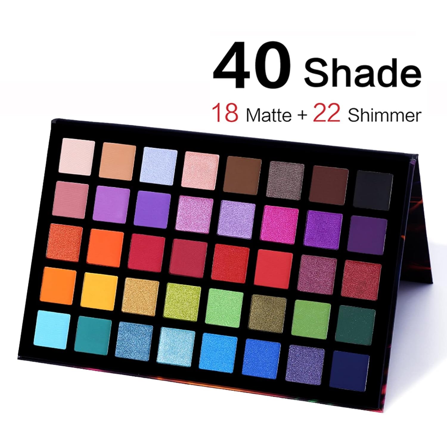 Spotlight Eyeshadow Palette Professional 40 Color Eye Shadow Matte Shimmer Makeup Pallet Highly Pigmented Colorful Powder Long Lasting Waterproof Eye Shadow